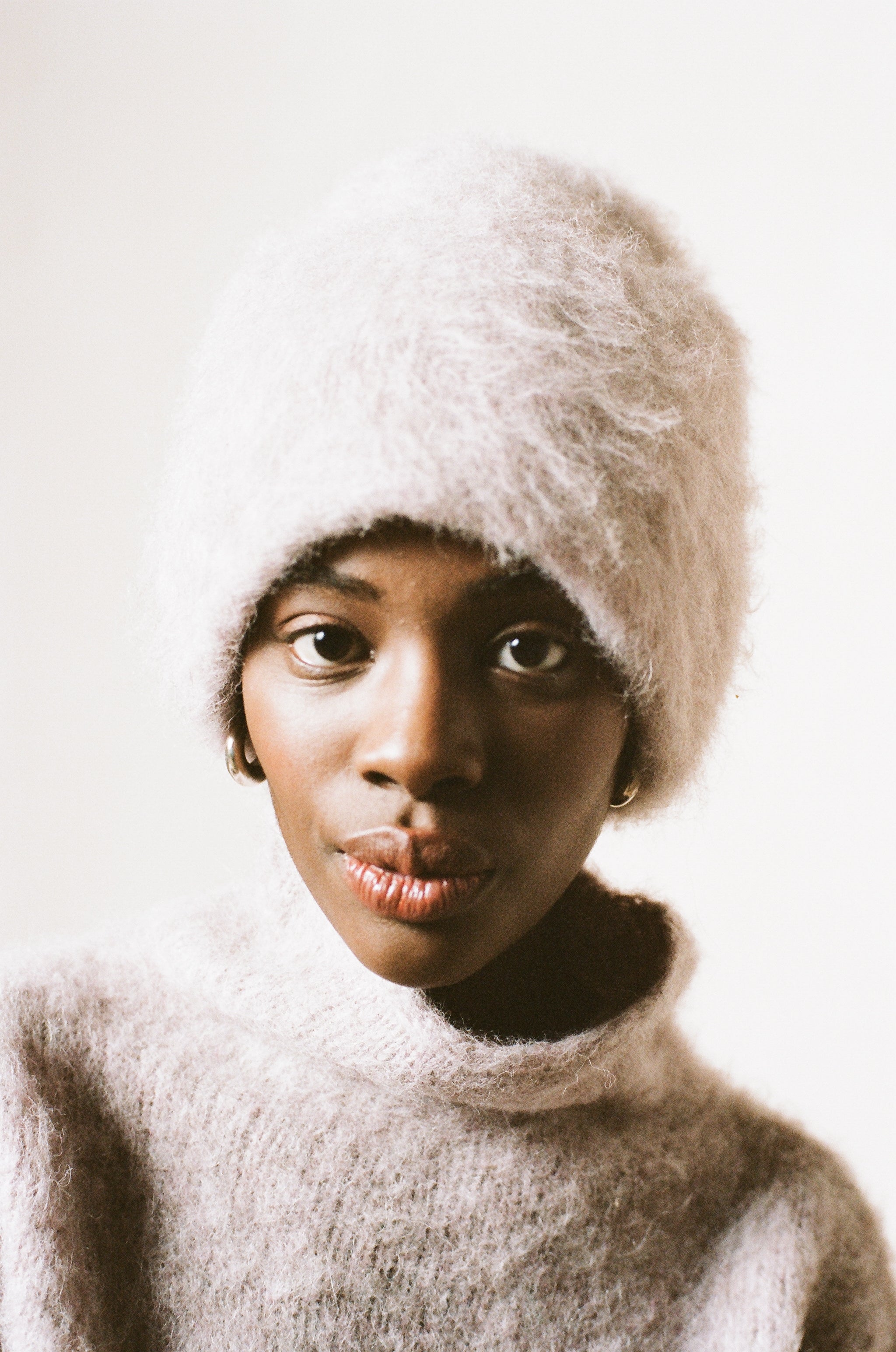 BEANIE | radish | earth dyed