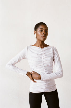 MUSA TOP | radish | organic + earth dyed