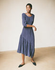 OLIVE DRESS | dotted navy | WAREHOUSE SALE