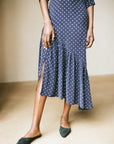 OLIVE DRESS | dotted navy | WAREHOUSE SALE