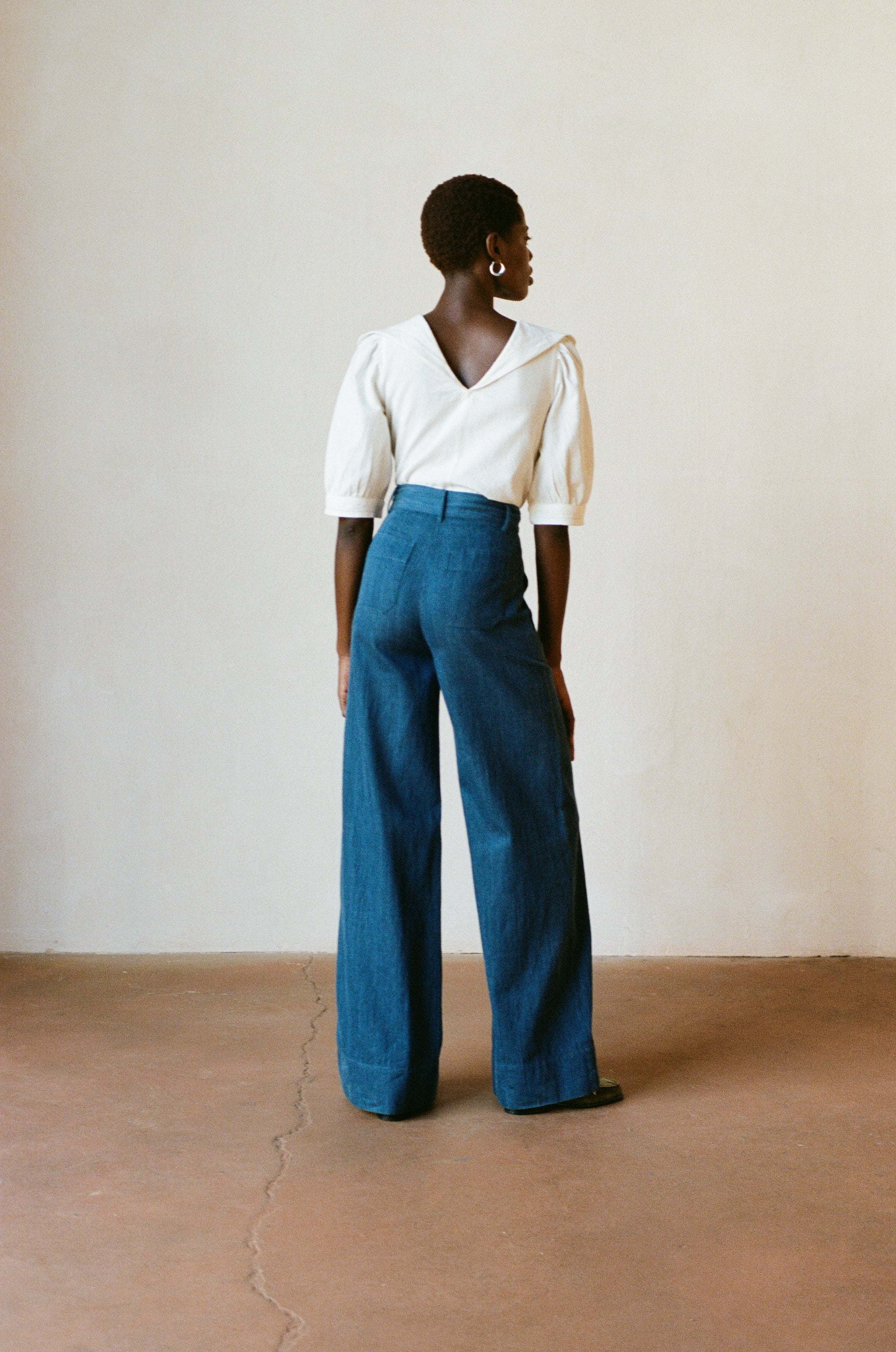 LONG LUNA PANT | indigo | WAREHOUSE SALE