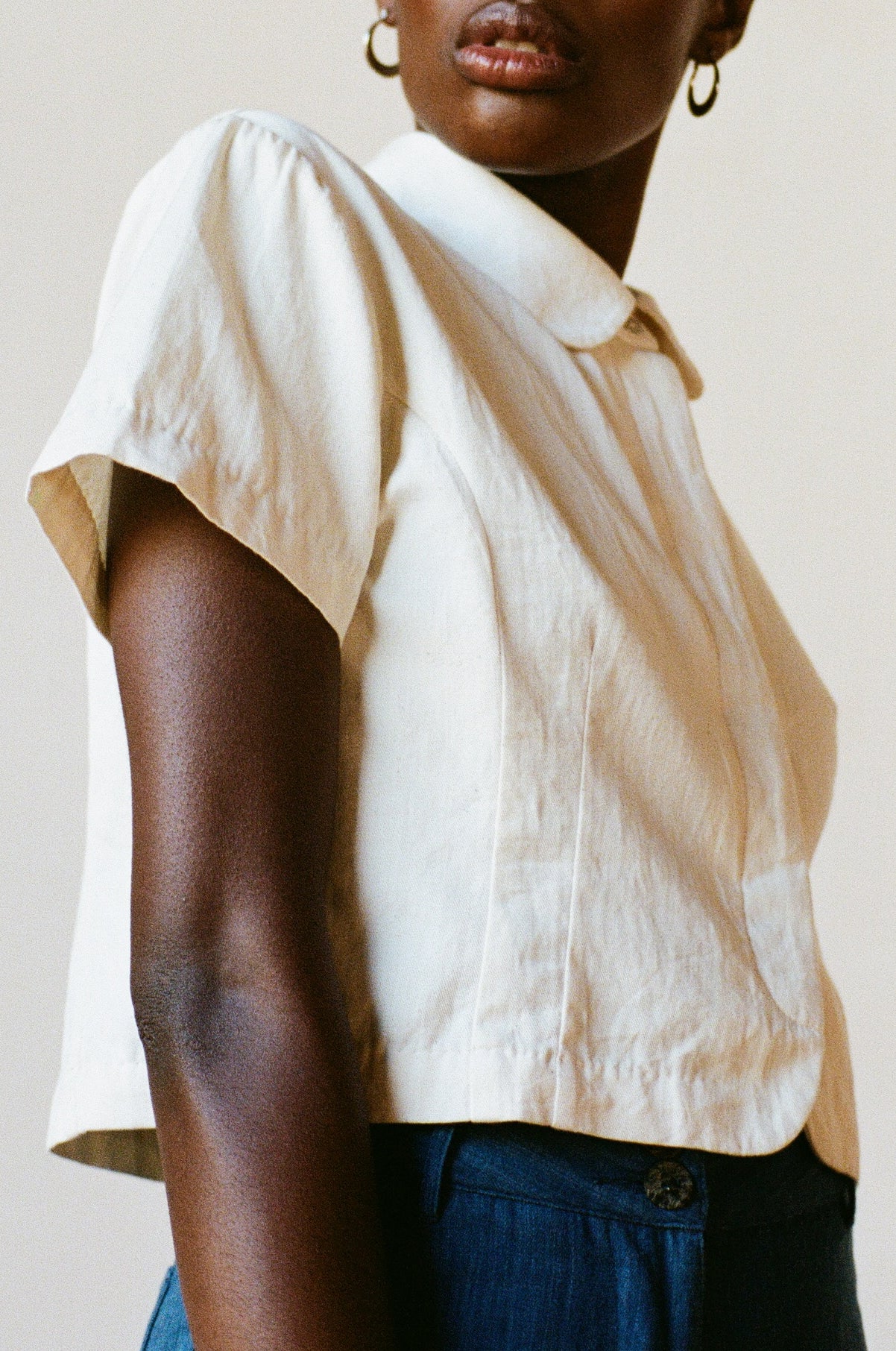 SEBASTIAN BLOUSE | bone | organic + undyed