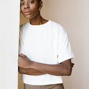 THE TEE | bone | organic + earth dyed