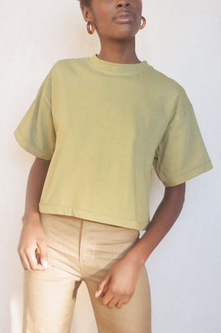 THE TEE | herb | organic + earth dyed