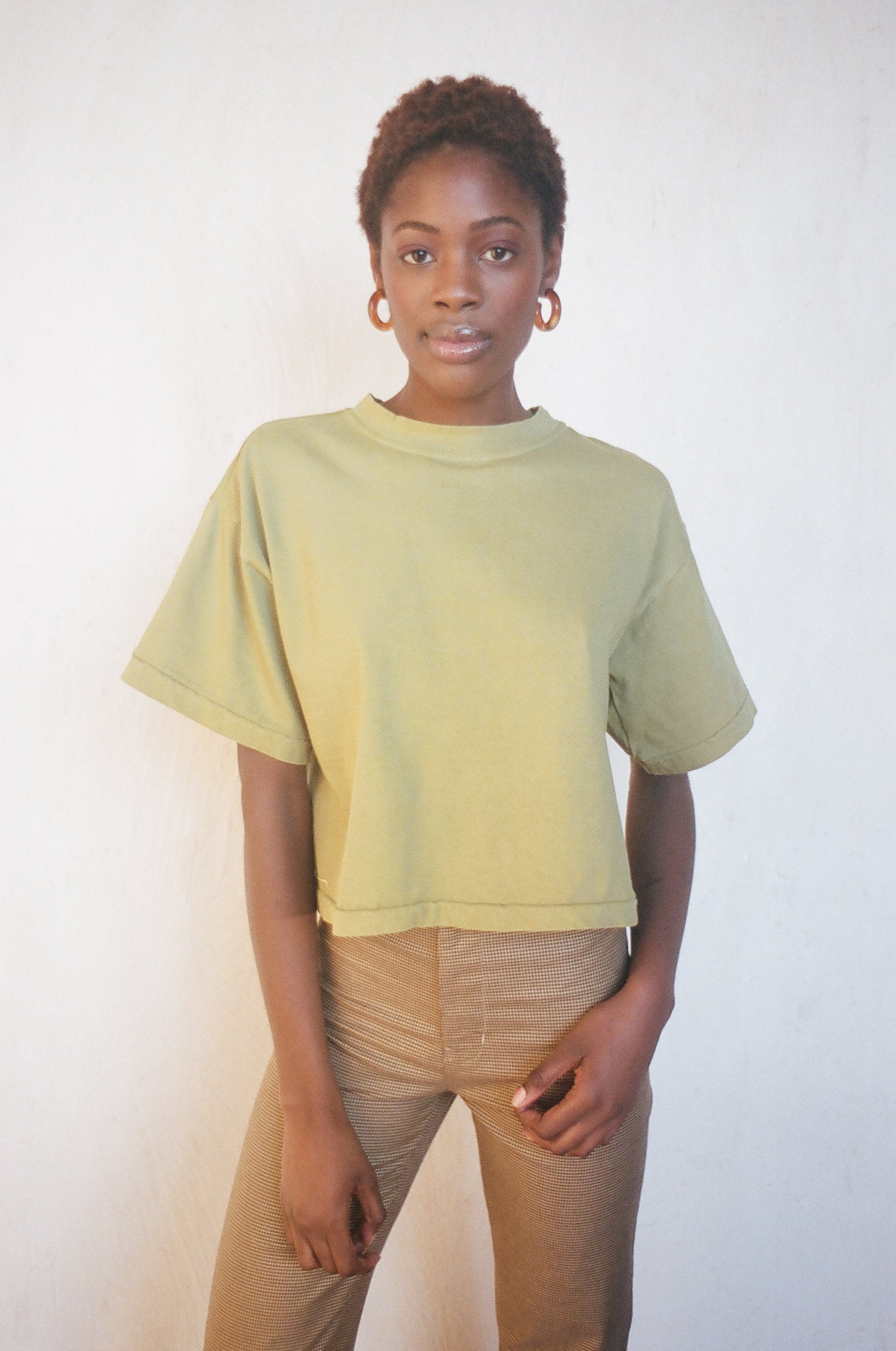THE TEE | herb | organic + earth dyed