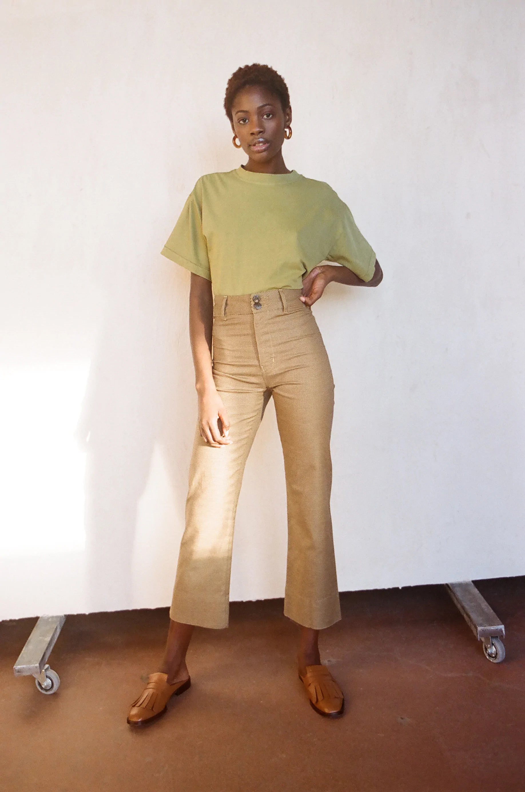 LUNA PANT | celadon | WAREHOUSE SALE