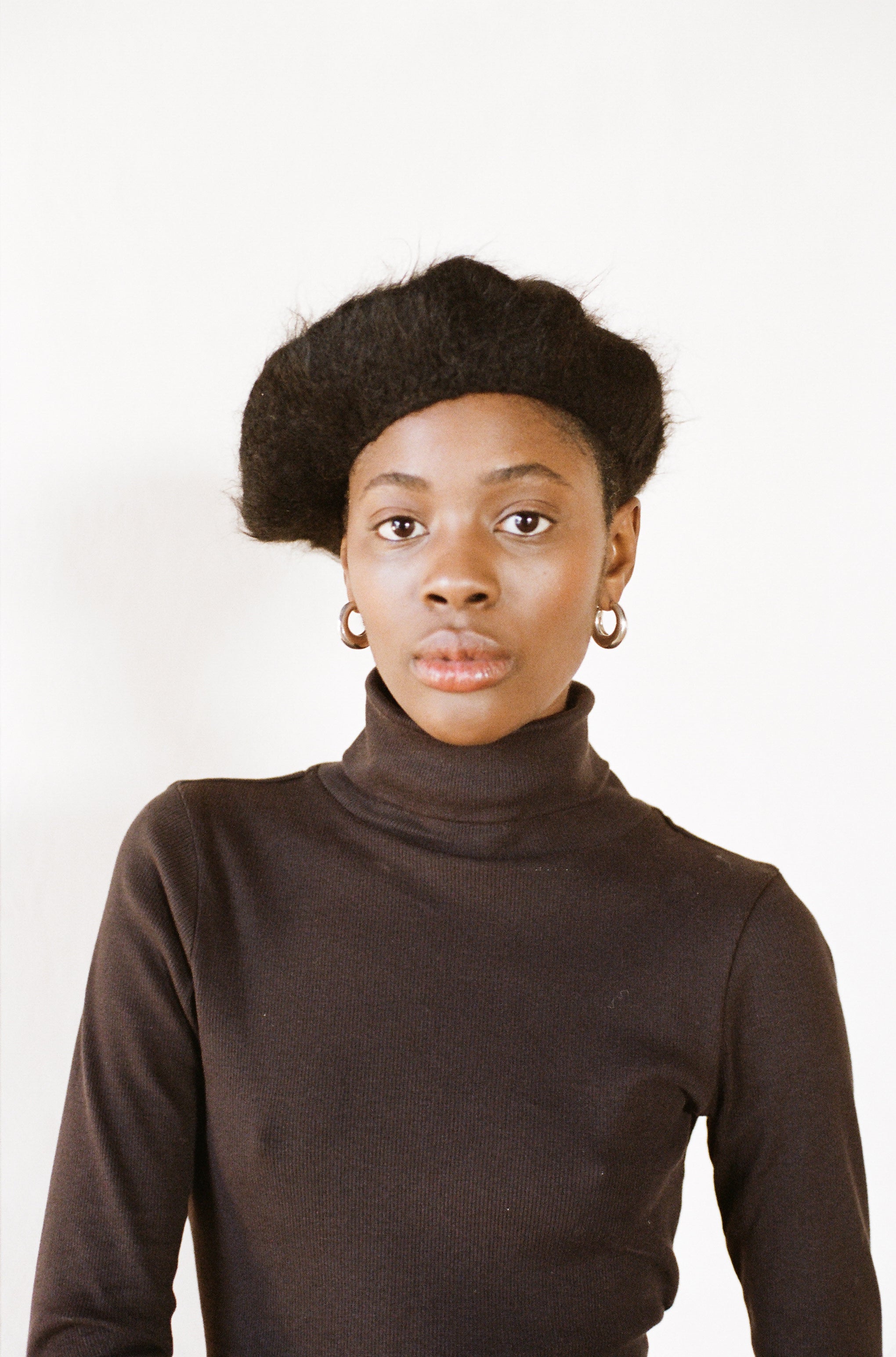 BRUSHED BERET | noir